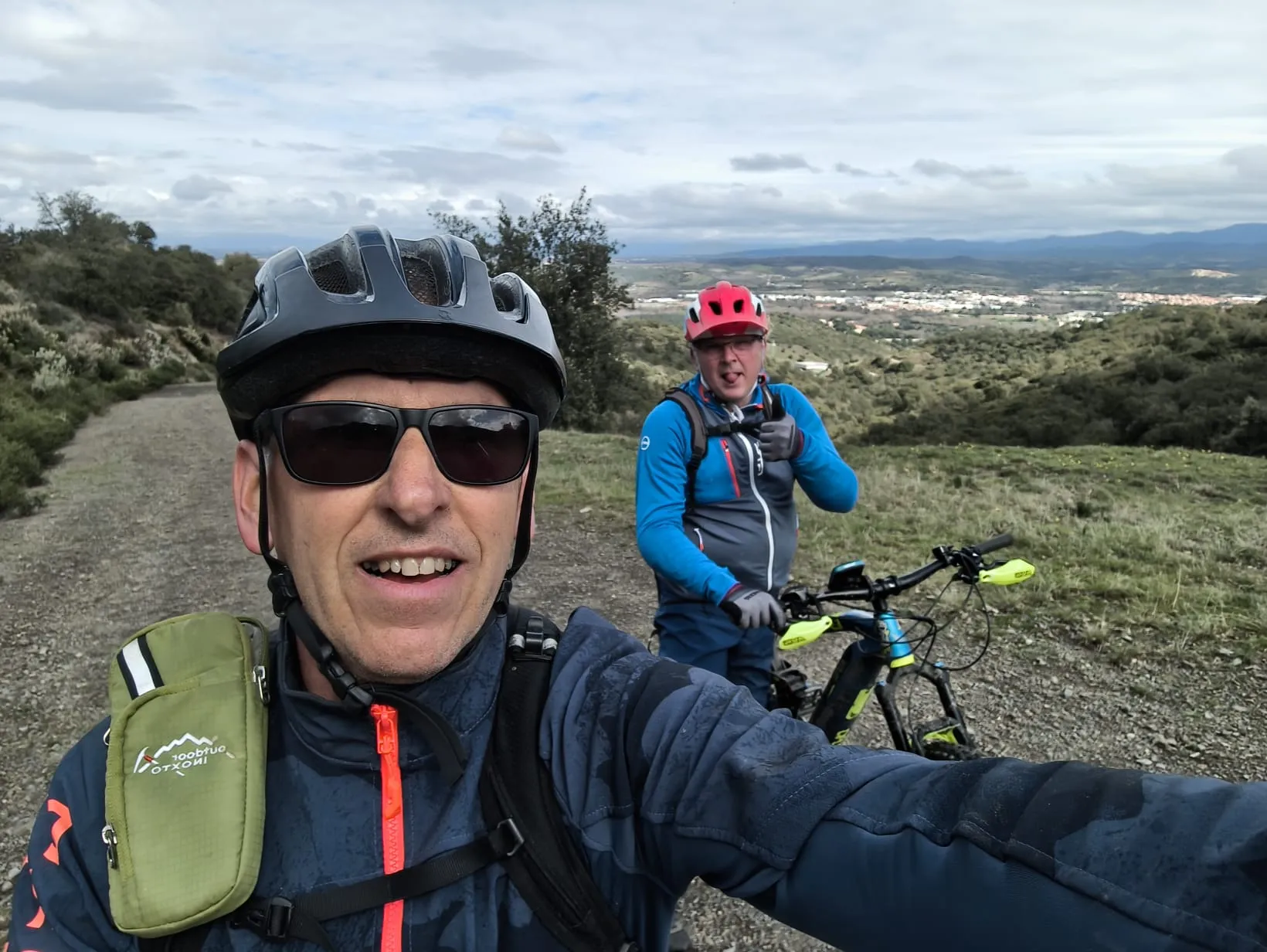 Sortie VTT de reconnaisance de Christian et Michel à Darnius